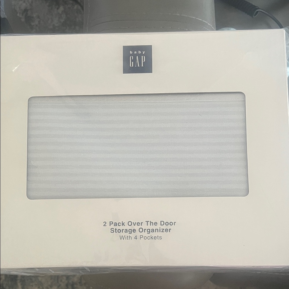GAP Baby White Over Door Organizer - 2 Pack